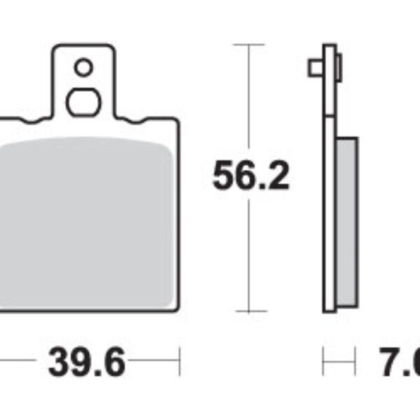 SBS Klocki hamulcowe – 519LS
