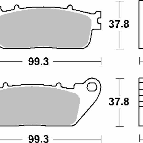 SBS Klocki hamulcowe – 862LS