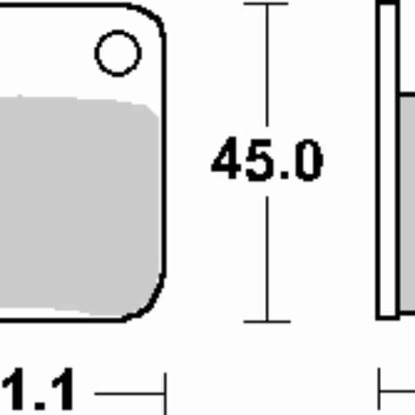 SBS Klocki hamulcowe – HONDA CRM/MBX 50 (1988-2014)