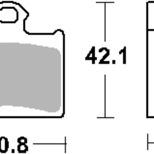 SBS Klocki hamulcowe – KTM FREERIDE – 872SI