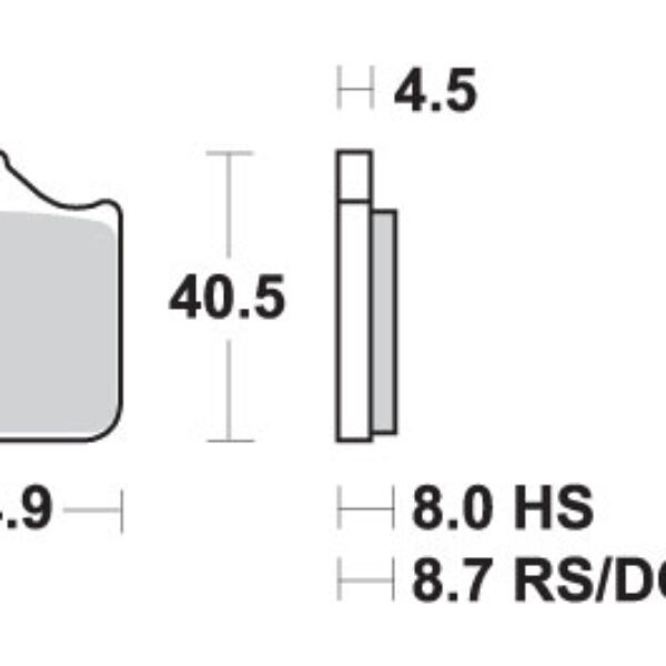 SBS Klocki hamulcowe – BMW S 1000RR KOLOR CZARNY P… (2009-2018)