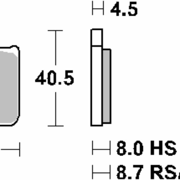 SBS Klocki hamulcowe – BMW S1000R/RR – PRZÓD
