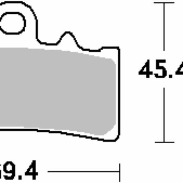 SBS Klocki hamulcowe – KTM 125/200/390 DUKE PRZÓD – 877HF