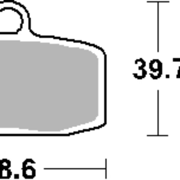 SBS Klocki hamulcowe – KTM FREERIDE – 885RSI