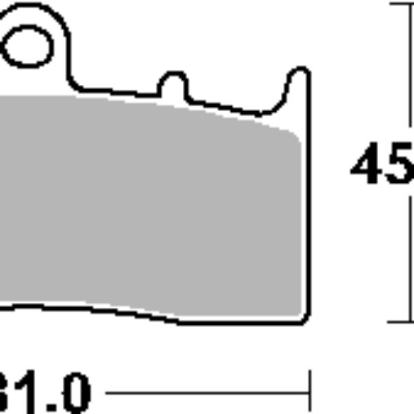 SBS Klocki hamulcowe – BMW K1200/1300/1600 – 778HF