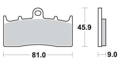 SBS Klocki hamulcowe - BMW K1200/1300/1600 - 778HS