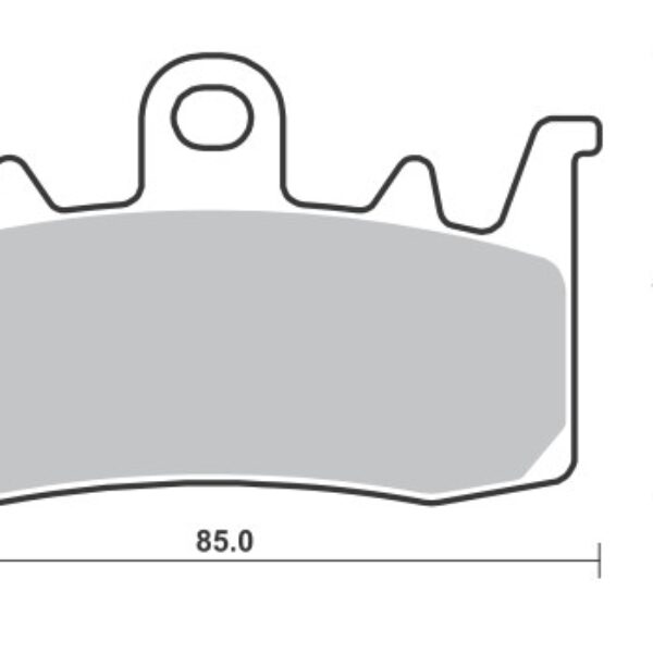 SBS Klocki hamulcowe – HARLEY DAVIDSON 975 BRONX