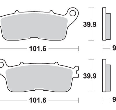 SBS Klocki hamulcowe - 892LS