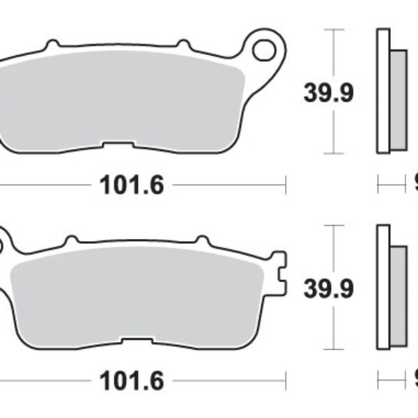 SBS Klocki hamulcowe – 892LS