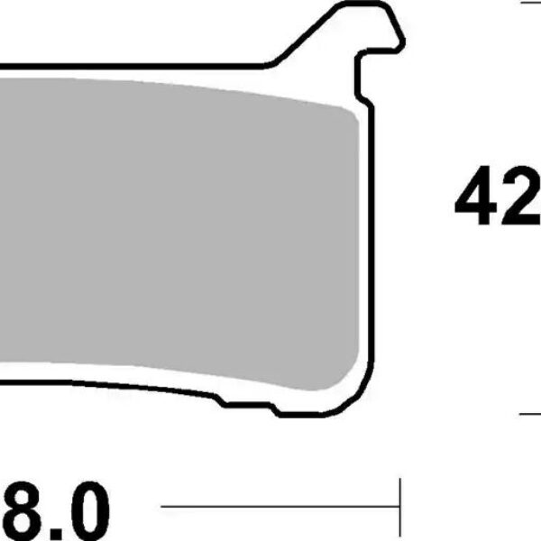 SBS Klocki hamulcowe – HONDA CB 1000 R (2017-2020) – 947DC