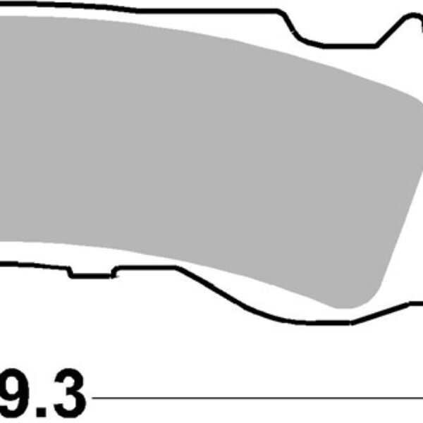 SBS Klocki hamulcowe – HONDA GL 1800 GOLDWING – PRZÓD (2018-2021)