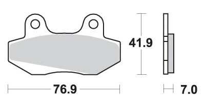 SBS Klocki hamulcowe - 551HF