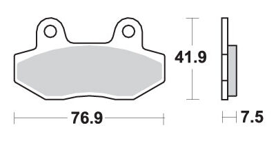 SBS Klocki hamulcowe - 814HS