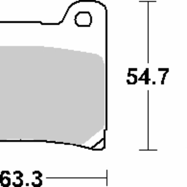 SBS Klocki hamulcowe – 555HF