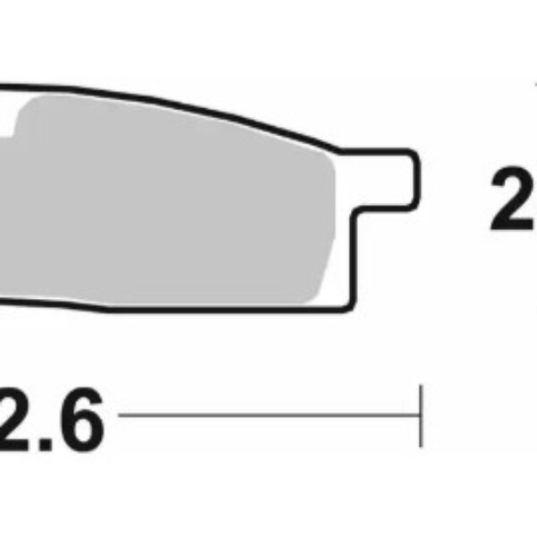 SBS Klocki hamulcowe – 589SI