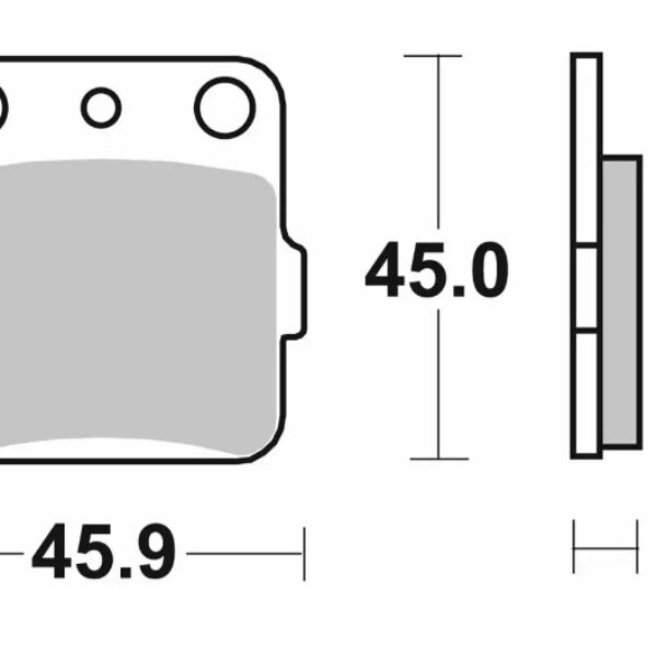 SBS Klocki hamulcowe – 592CS