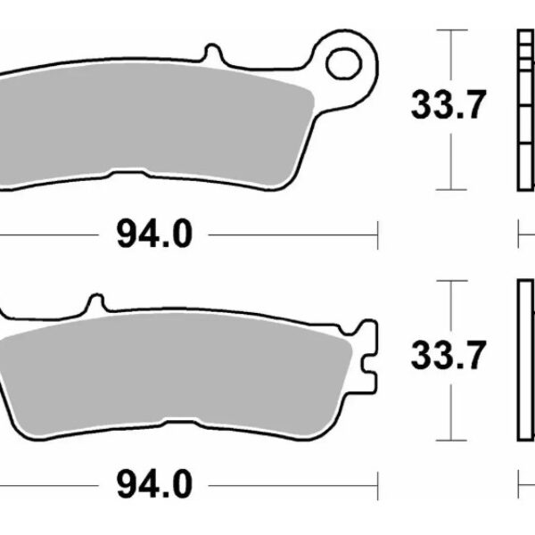SBS Klocki hamulcowe – YAMAHA YZ 250 – – 965RSI