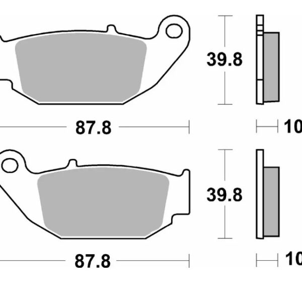 SBS Klocki hamulcowe – HONDA CRF 250L (2013-2020)
