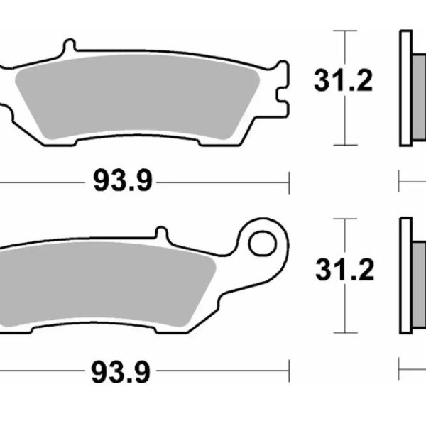SBS Klocki hamulcowe – 840CS