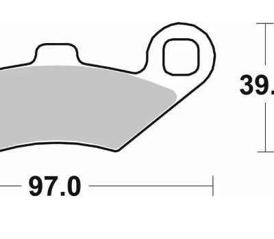 SBS Klocki hamulcowe - POLARIS TRAIL BOSS - 716SI