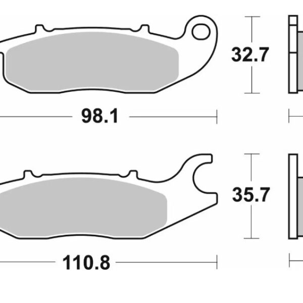 SBS Klocki hamulcowe – 797HS