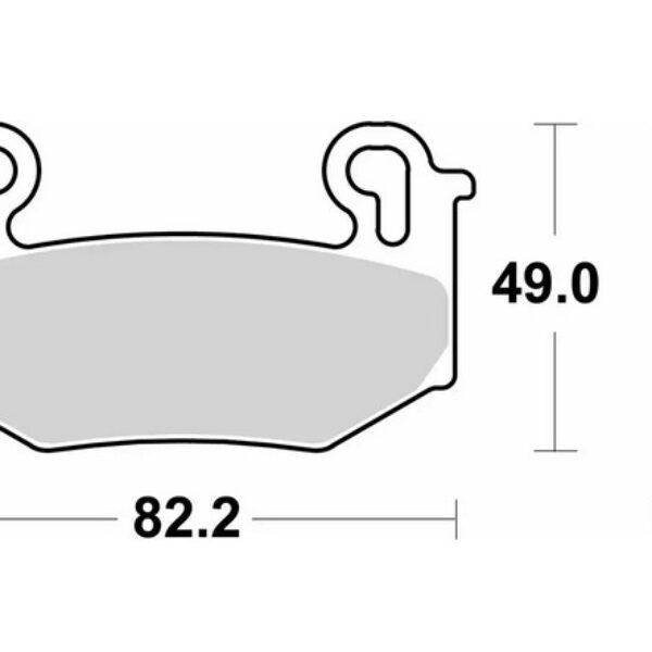 SBS Klocki hamulcowe – BMW R 1300 GS –