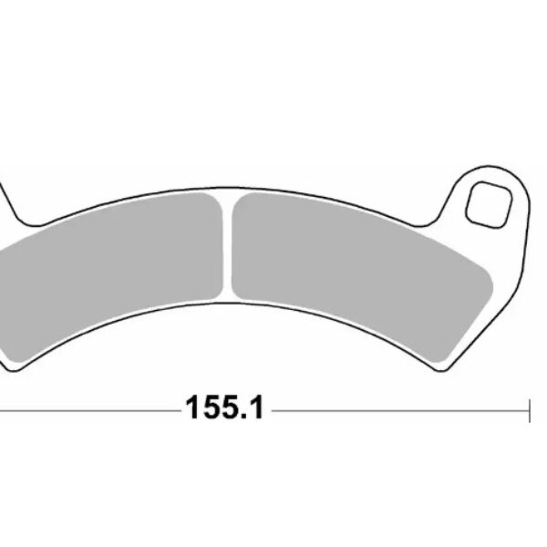 SBS Klocki hamulcowe – POLARIS RZR XP/XP4/PRO TURBO – – 954RSI