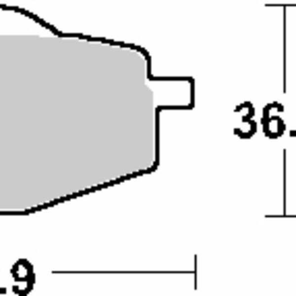 SBS Klocki hamulcowe – YAMAHA CRYPTON 105 (1989-2008)