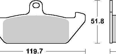 SBS Klocki hamulcowe - 594HF