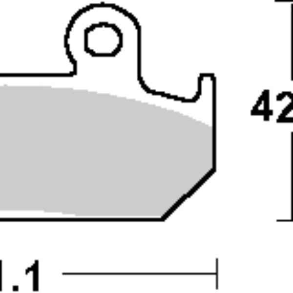 SBS Klocki hamulcowe – 593HF