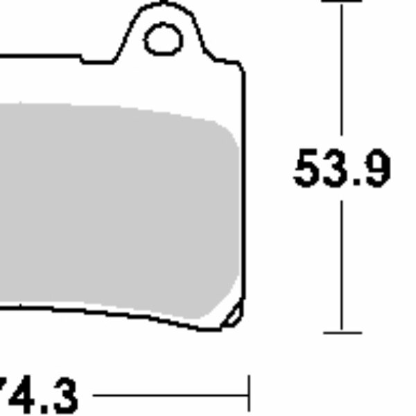 SBS Klocki hamulcowe – YAMAHA XVZ 1300