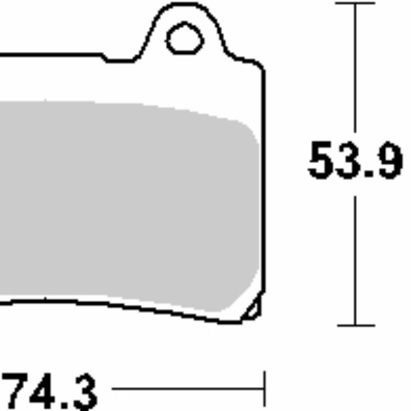 SBS Klocki hamulcowe – 613HS