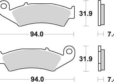 SBS Klocki hamulcowe - 603SI