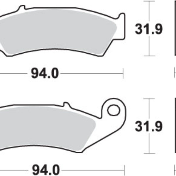 SBS Klocki hamulcowe – 603SI