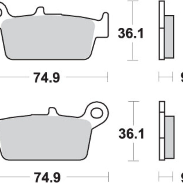 SBS Klocki hamulcowe (1998-1999)