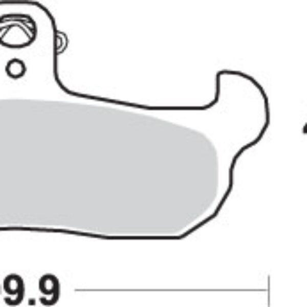 SBS Klocki hamulcowe – 608SI