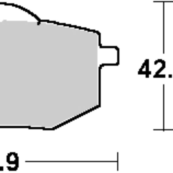 SBS Klocki hamulcowe – 616HF