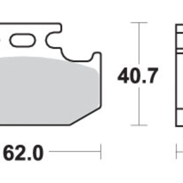 SBS Klocki hamulcowe – 648SI