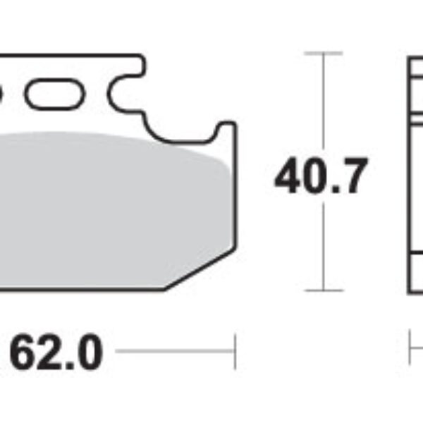 SBS Klocki hamulcowe – 632SI