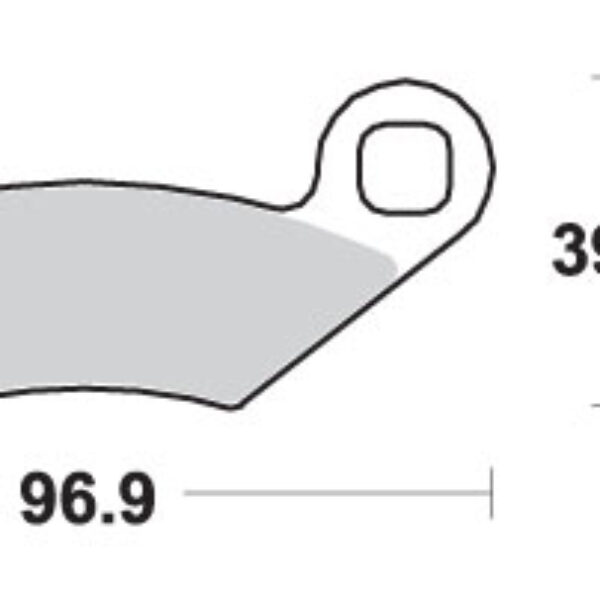 SBS Klocki hamulcowe – POLARIS 250/300/325/450/500… – 642ATS