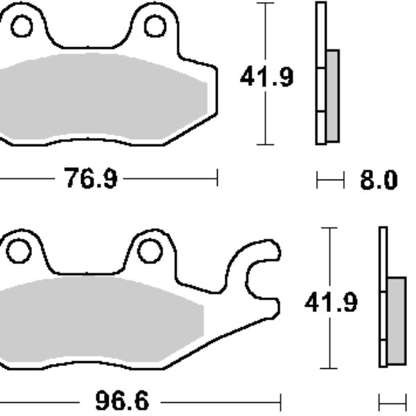 SBS Klocki hamulcowe – 638RSI