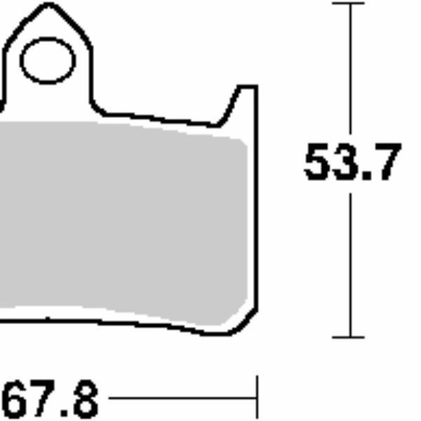 SBS Klocki hamulcowe – HONDA RS 250R (1990-1996) – 622HF