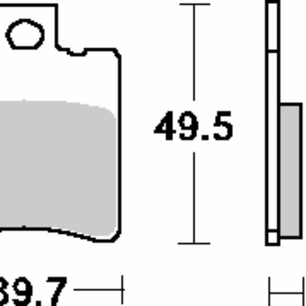 SBS Klocki hamulcowe – 143CT