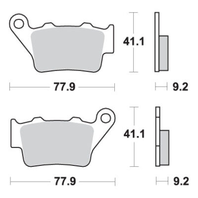 SBS Klocki hamulcowe - 675SI