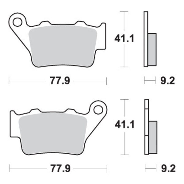 SBS Klocki hamulcowe – 675SI