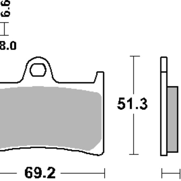 SBS Klocki hamulcowe – 198HF