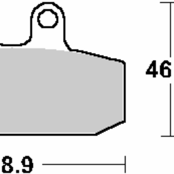 SBS Klocki hamulcowe – APRILIA ATLANTIC 500 (1999-2014)