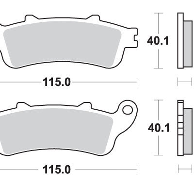 SBS Klocki hamulcowe - 880LS