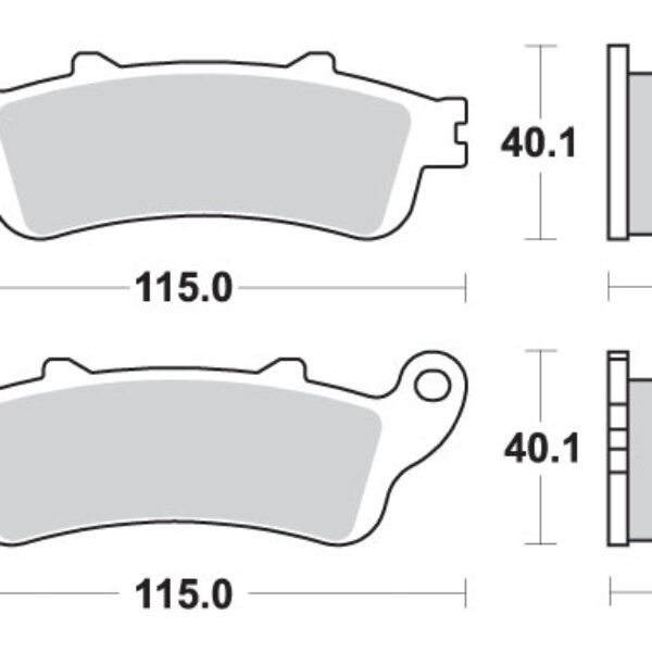 SBS Klocki hamulcowe – 880LS