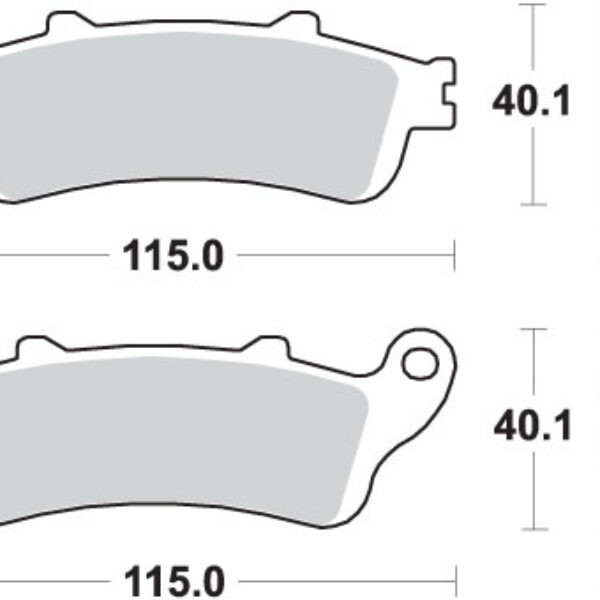 SBS Klocki hamulcowe – HONDA ST 1100 KOLOR ZŁOTY (1996-2001)